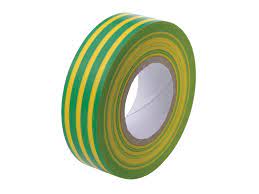 Isolatieband 19mm - 20Lm - geel/groen