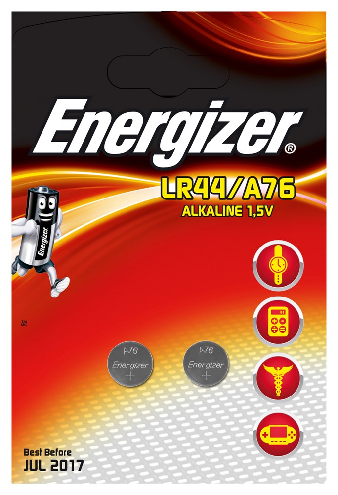 2 batterij energizer LR 44 large