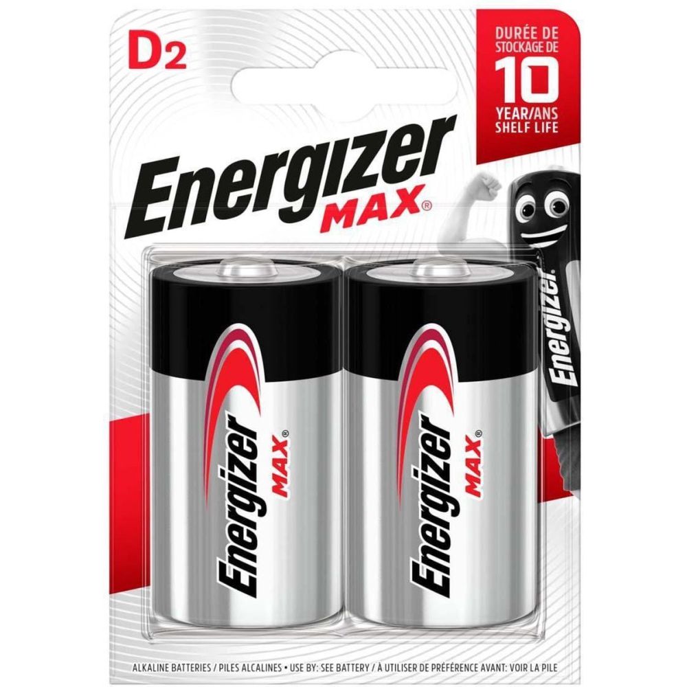 ENERGIZER BATTERIJ MAX LR20 D (2ST)