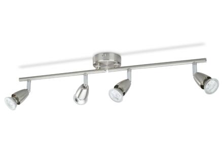 LED 4L SPOT GU10 4X3W 250LM NIKKEL