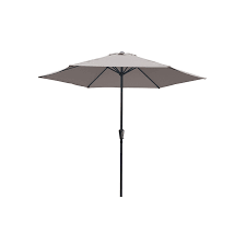 Parasol Napoli taupe Ø2,7M