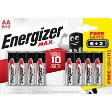 Energizer batterij max LR6 AA 6+2 promo