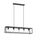 Eglo Blackcrown hanglamp 5x E27 zwart