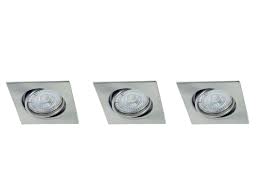 INBOUWSPOT LED GU10 KANT 3X3,3W