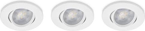 INBOUWSPOT LED INT ROND KANT 3X4,5W WIT