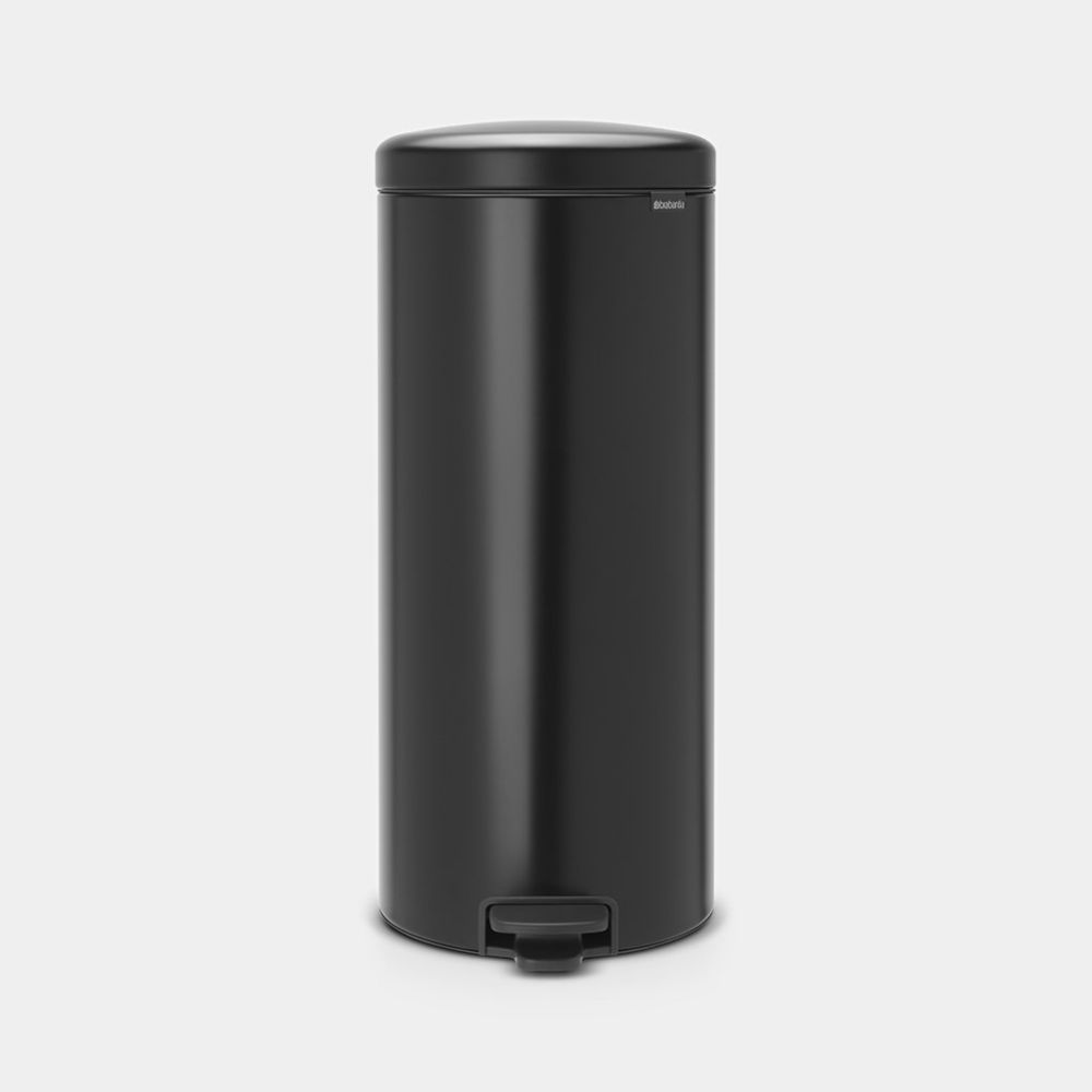 Brabantia pedaalemmer Newicon - matt black - 30L