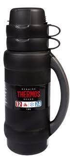 THERMOS PREMIER ISOLEERFLES 1L ZWART