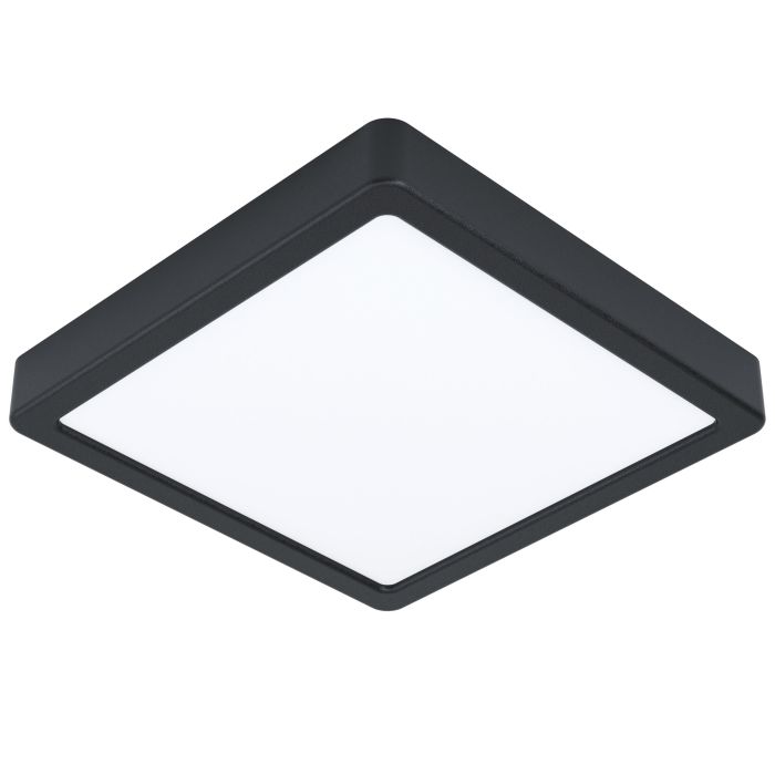 Eglo Fueva 5 LED opbouwarmatuur 210x210mm zwart 2100lm 4000K