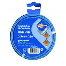 Profile VOB kabel 2.5mm² blauw 25m