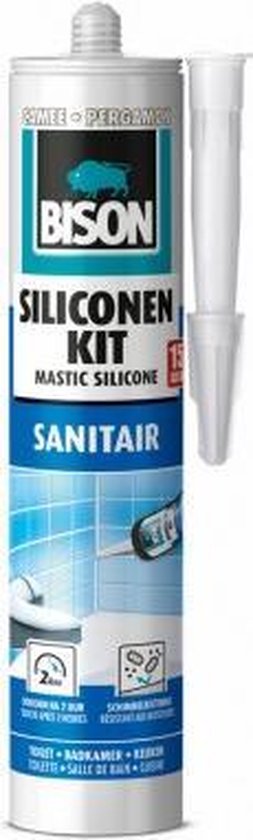 Bison siliconenkit 300ML sanitair camee