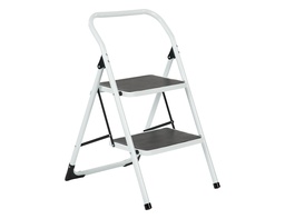 [32881-0] Big Step trapladder 2 treden - wit