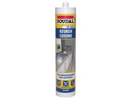 [36902] SOUDAL NEUTRAAL SANIT, SILICONE EXTRA WIT - 310ML