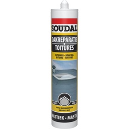 [36909] Soudal dakreparatiekit zwart - 310ml