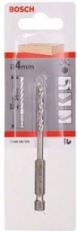 [84060] Bosch - houtspiraalboor HSS 6kant 4x43x88