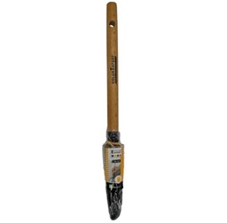 [40696] RB 67 ronde verfb 14 zwart haar touwwoeling hout