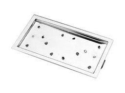 [12662] NAZICHTRAAM VOOR DOUCHE CHROOM 15X30 CM