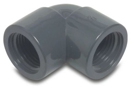 [48212] Druk PVC bocht 5/4 - 90° FF