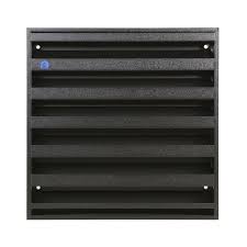 [80592] Renson 431 muurrooster opbouw 225x225mm RAL9005