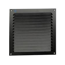 [80604-0] Renson 436 schoepenrooster 200x200mm - RAL9005