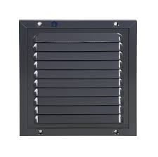 [80614] Renson 437 schoepenrooster met gaas 150x150mm - RAL7016