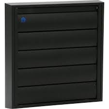 [80620] Renson 433 dampkaprooster 173x173mm RAL9005 structuur