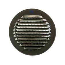 [80663] Renson 435/R inbouwrooster rond 150mm RAL9006