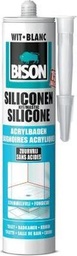 [11037-1] BISON SILICONENKIT VR ACRYLBADEN WIT - 300ML