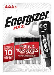 [85977] ENERGIZER BATTERIJ MAX AAA 4