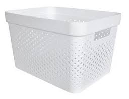 [86609] Curver - infinity recycled box - wit - 17L