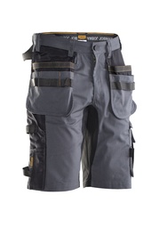 [89255] Jobman 2168 Craftsman stretch short grijs/zwart