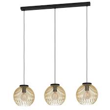 [89930] Eglo Venezuela hanglamp 3x E27 zwart/goud