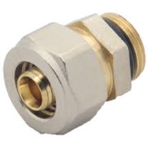 [50160] Begetube aansluitnippel 1/2M x 16/2 met o-ring