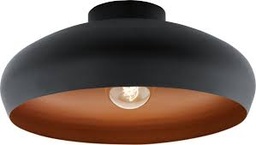 [93852] Eglo Mogano plafondlamp 400mm 1x E27 koper/zwart