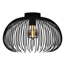 [93898] Eglo Alhabia plafondlamp 1x E27 staal zwart