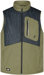 Oak bodywarmer khaki/zwart