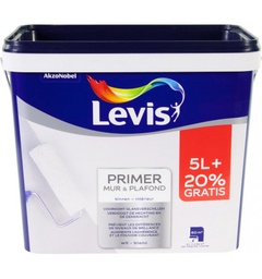 [51560] Levis primer voor muur & plafond 5 + 1L gratis