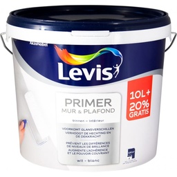 [58417] Levis primer voor muur & plafond 12L