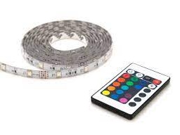 [58547] Profile LED strip IP44 RGB met afstandsbediening 2m