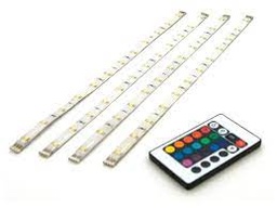 [58551] LED STRIP RGB 4X30 CM + AFST BED IP44