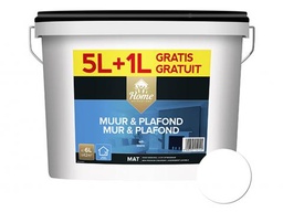 [62510] Home decoration muur&plafond wit 5+1L