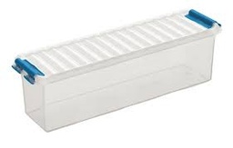 [62591] Q-line opbergbox transparant 1.3L