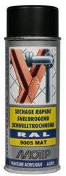 [65720] Motip spray acryllak diepzwart mat RAL9005 - 400ml