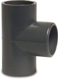 [04331] Druk PVC T-stuk 40x20x40 - 90°