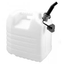 [68487] EDA jerrycan met schenktuit wit 5L