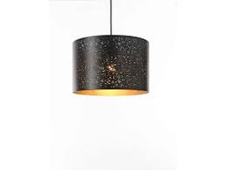 [73800] HANGLAMP PADUA ZWART-GOUD