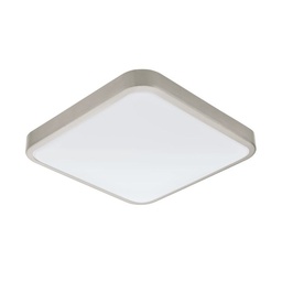 [74444] Eglo Manilva 1 LED opbouwarmatuur 290x290mm mat nikkel 1500lm 3000K