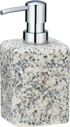 [75076] Wenko Terrazzo zeepdispenser polyresin grijs