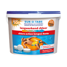 [77324] BSI Eur-O-Tabs langwerkende chloortabletten (zwembaden) 5kg