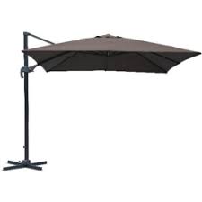 [78393] Parasol luxe Volterra zwart 3x4M