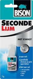 [11027] Bison secondelijm met kwast 5gr